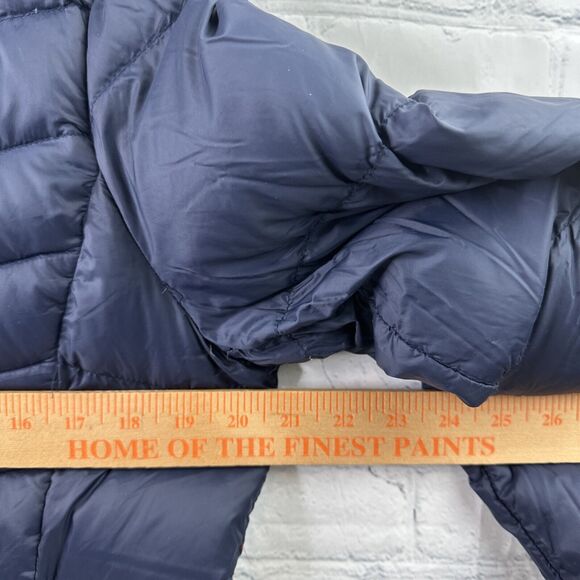 Tommy Hilfiger Natural Down Packable Blue Coat Jacket Women’s Size Large No Hood - Picture 6 of 16